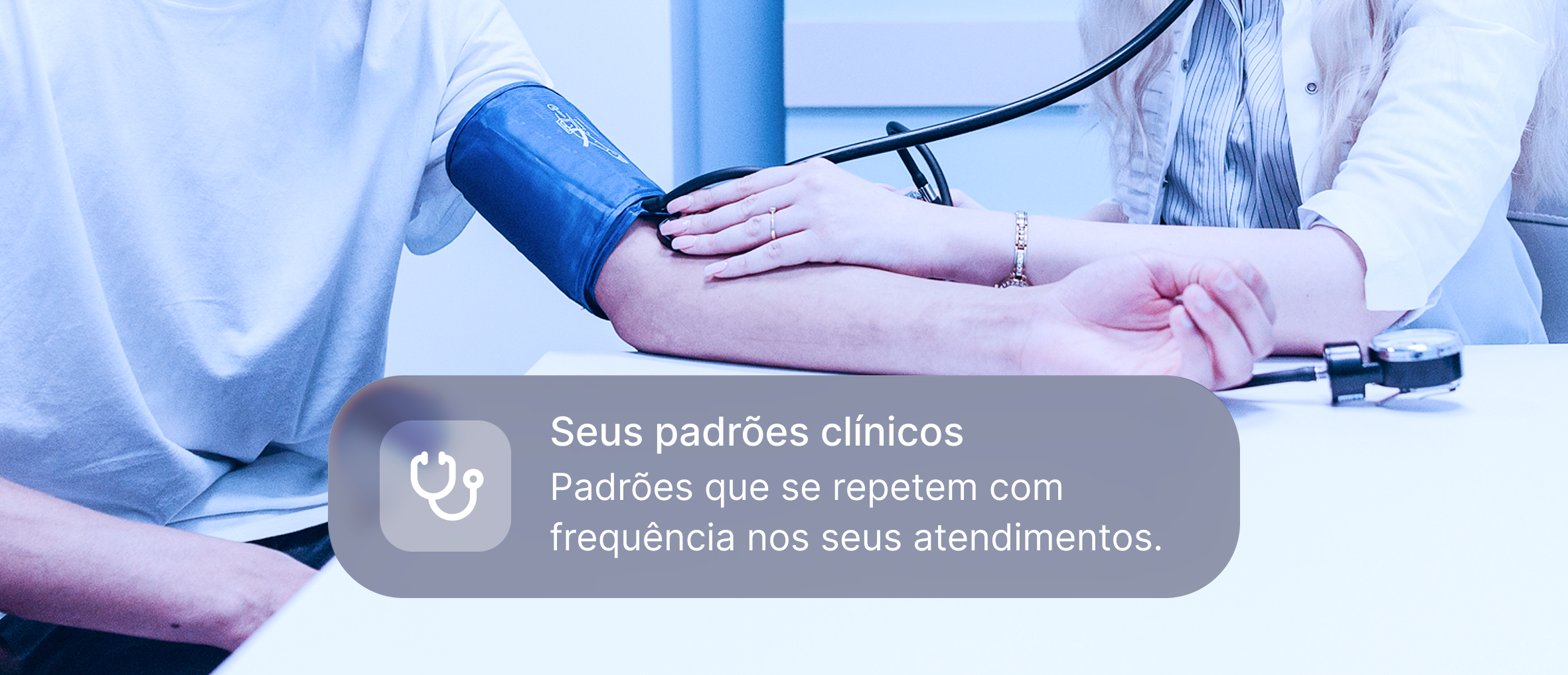 Card Seus padrões clínicos sobre aferição de pressão